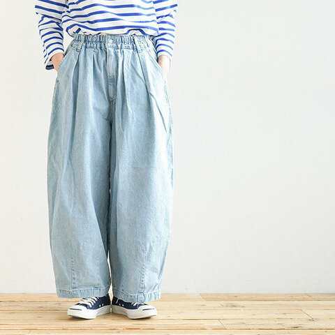 HARVESTY|10オンスデニムサーカスパンツ ユーズド a11801-l