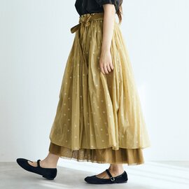 MAGALI|ポワンダルジャンコットン ギャザー スカート sk83