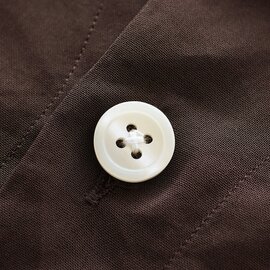 nicholson&nicholson｜ローマシアー ボタンシャツ 5分袖 オープンカラー ショート丈 ROMA-SHEER ニコルソンアンド ニコルソン