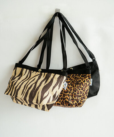 Drifter|LENNY レニー ショルダーバッグ サコッシュ 鞄 斜めがけ ミニショルダー ブラック 黒 レオパードヒョウ柄 シマウマ ゼブラ ナイロン DFV171001/058/077