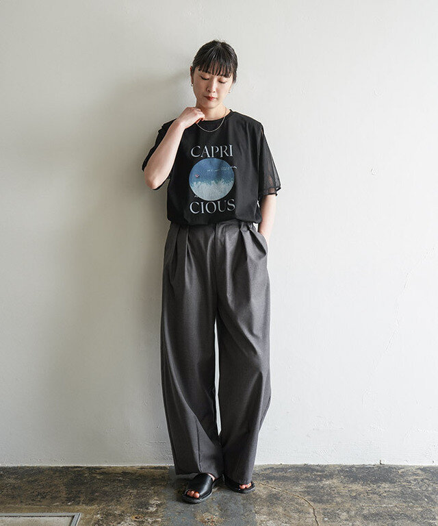 身長:165cm / 24 BLACK / サイズ:F