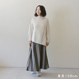 sisam｜ストライプAラインスカート