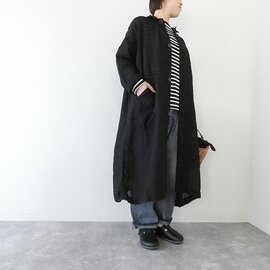 Brocante|リネン先染めガーゼジャルダンコート(38-294L)