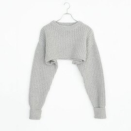 solamonat poche｜【20%OFF】ショートニットセーター poche-cbt-sweater