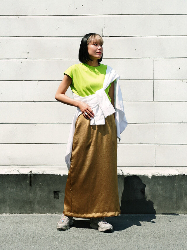 【otoha】161cm
普段着用サイズ:トップス M / ボトムス M / シューズ 24.5cm