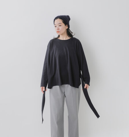 (g)|コットン 天竺 サイド リボン プルオーバー g-552-kk