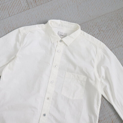 RINEN｜80/2ダウンプルーフ レギュラーカラーシャツ