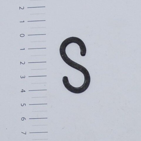 sisam｜鉄のSフック 4cm