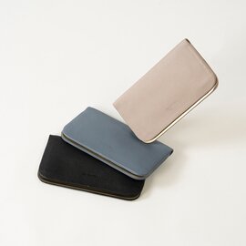 FOLNA RD|ゴートレザー 天溝がま口長財布