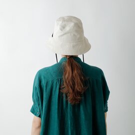 Chapeaugraphy｜aranciato別注 綿麻 シャンブレー / リネンオックス ソフト キャペリン ハット 00103o-rf  母の日 ギフト