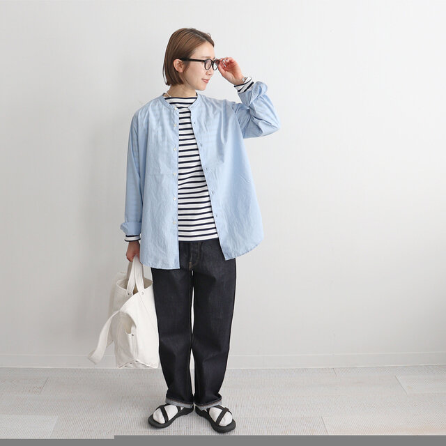 ■アイスブルー(身長167cm、着用サイズ1)