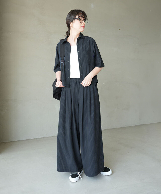身長:165cm / カラー:NAVY ST / サイズ:FREE