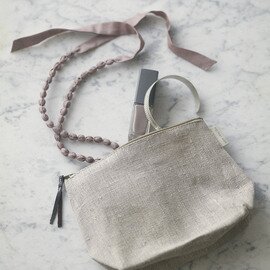 fog linen work|毎日使える丈夫さと、使うほどに手に馴染む柔らかさ。クリスポーチ。  kurashisha fogitem