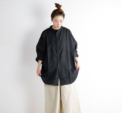 Yarmo ヤーモ YAR-26AW S30F フランネル ロングスリーブ ボクシーシャツ Long Sleeve Boxy Shirts_Flannel