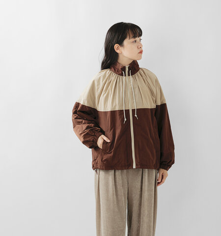 Audrey and John Wad|ナイロンワッシャー ジップ ブルゾン l5500-tr