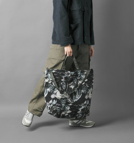 ENGINEERED GARMENTS｜フォレスト ジャガード キャリーオール トートバッグ “Carry All Tote” nq380-tr