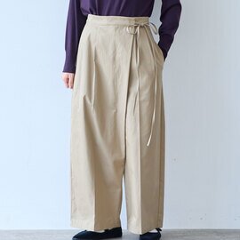 master seed Cotton chino wrap pants 1701PT007262