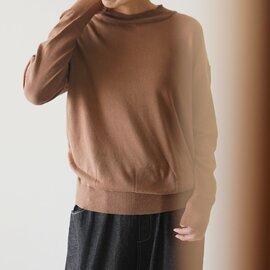 NARU|ムースヤーンハイネックニット 長袖 薄手 665705BF ナル