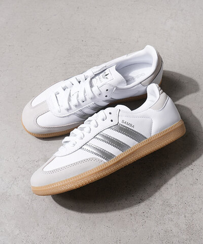adidas Originals|SAMBA OG サンバ スニーカー レディース メンズ シューズ 靴 白 ホワイト シルバー ji2725