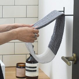 bon moment|くるくるタオル / かさばらないガーゼタオル キッチン 手拭き タオル 薄手
