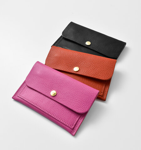 Mimi|ソフト グレイニー ベジタブルタンニンレザー スモールコイン&カード パース 財布 alfie