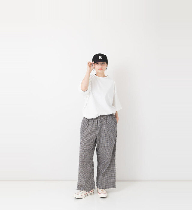 color : GINGHAM CHECK , model : 162cm