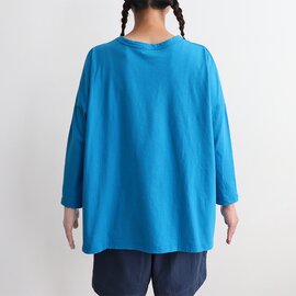 maillot｜【サロ別注】"mature" Cotton Wide Tee ワイド長袖Tシャツ MAC-20273