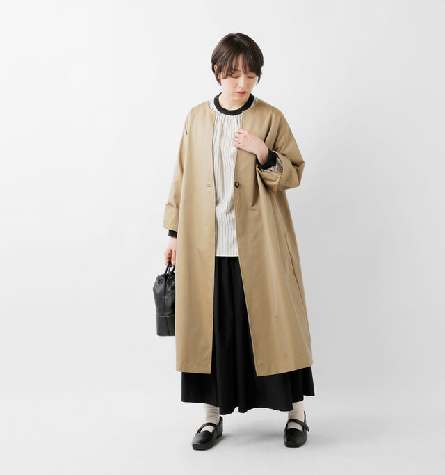 model asuka:160cm
48kg color : beige / size : 38