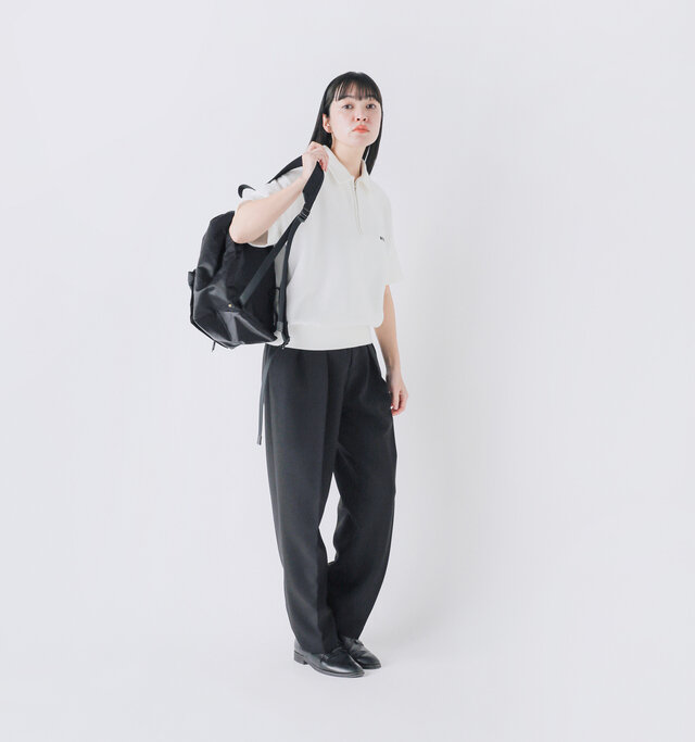 model saku:163cm / 43kg
color : off white / size : 38