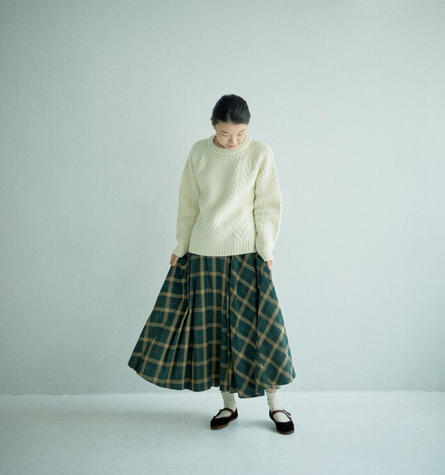 モデル161cm 着用サイズ:0(OFF WHITE)