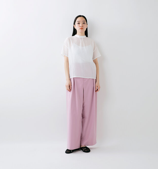 model saku:163cm / 43kg
color : white / size : F