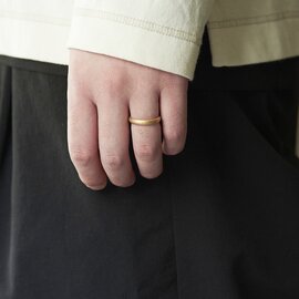 KARAFURU｜結婚指輪　透-TOU-(甲丸 K18イエローゴールド)