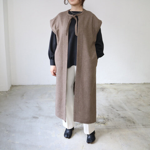 doux bleu|フラノロングジレ DB-214-027