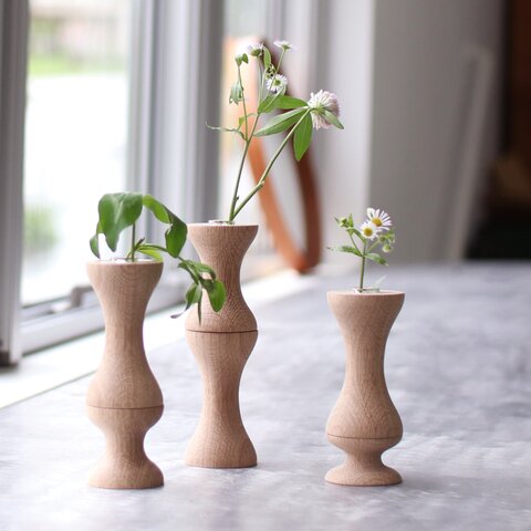 eN product｜flower vase oak