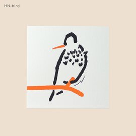 BIRDS' WORDS｜LETTER PRESS POSTER [HASHIMOTO NAOKO]