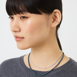 quip queint｜gray pearl necklace　シルバー925　ネックレス　淡水パール