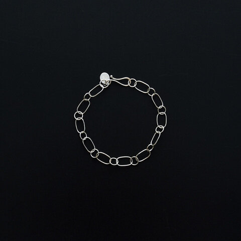 Melissa Joy Manning｜Oval & Round Chain Bracelet 