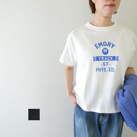 BLUE LAKE MARKET|アメリカンドライ天竺ベーシックプリントTシャツ EMORY M TRACK-57(B-521046)ブルーレイクマーケット【メール便対象】