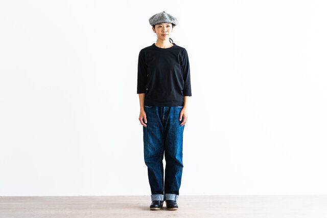 ブラック / M 着用、モデル身長:160cm