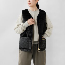 Barbour|カリン フェイクファー ジレ ベスト “KARIN FAUX FUR GILET” 252lgi0201