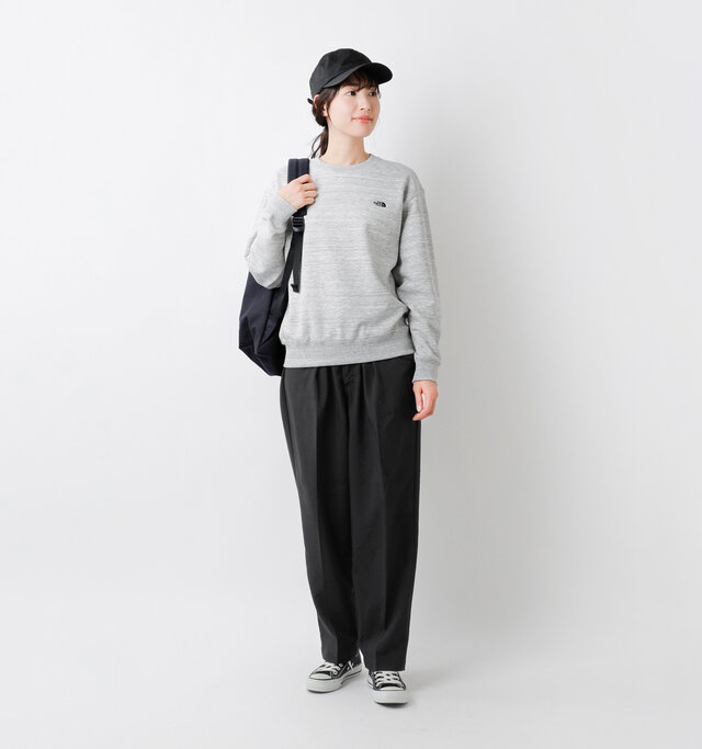 model mizuki：168cm / 50kg 
color : mix gray / size : womensL