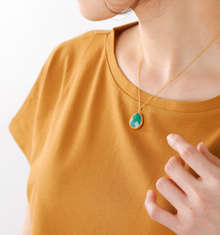 SARAH BOSMAN|天然石ティアドロップネックレス ssn07neck-yn