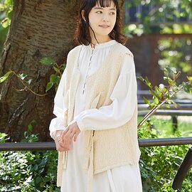 TUTIE.|コットンスラブニットベスト セーター
