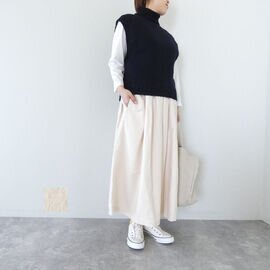 homspun|ネップヤーンタートルベスト(262-7955)ホームスパン
