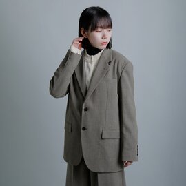 YLEVE|ラフウール テーラードジャケット ROUGH WOOL JACKET 168-6220040