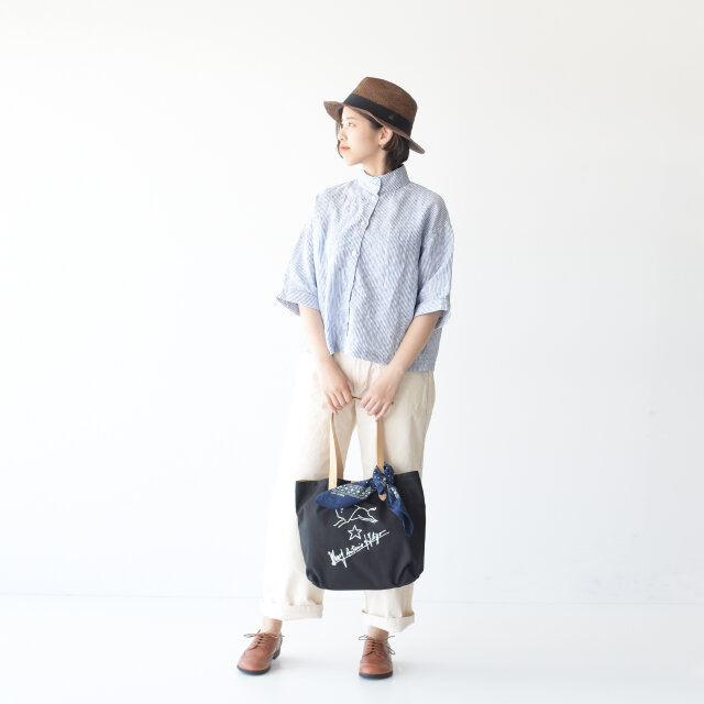 model : kaya / color : navy stripe / size : フリーサイズ