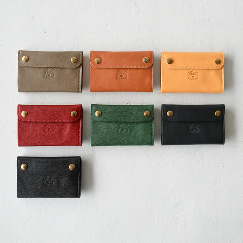 IL BISONTE|コンパクト 三つ折り ウォレット 財布 スナップボタン 財布 54192-3-04340 イルビゾンテ