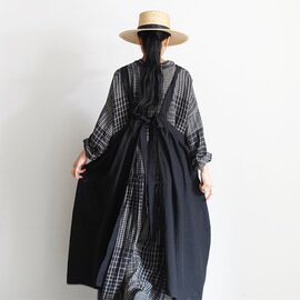 ichi Antiquités｜【 ONLINE LIMITED 】Linen Apron Dress
