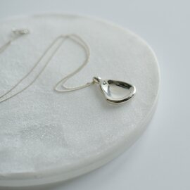 AURA｜シルバー925 ネックレス “puddle necklace” a-n021-rf クリスマスギフト 贈り物