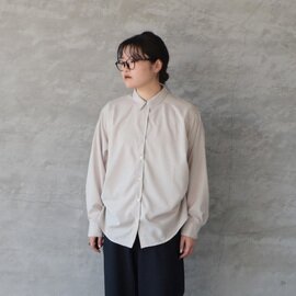 sabbatum|サイドドロストエアリーシャツ